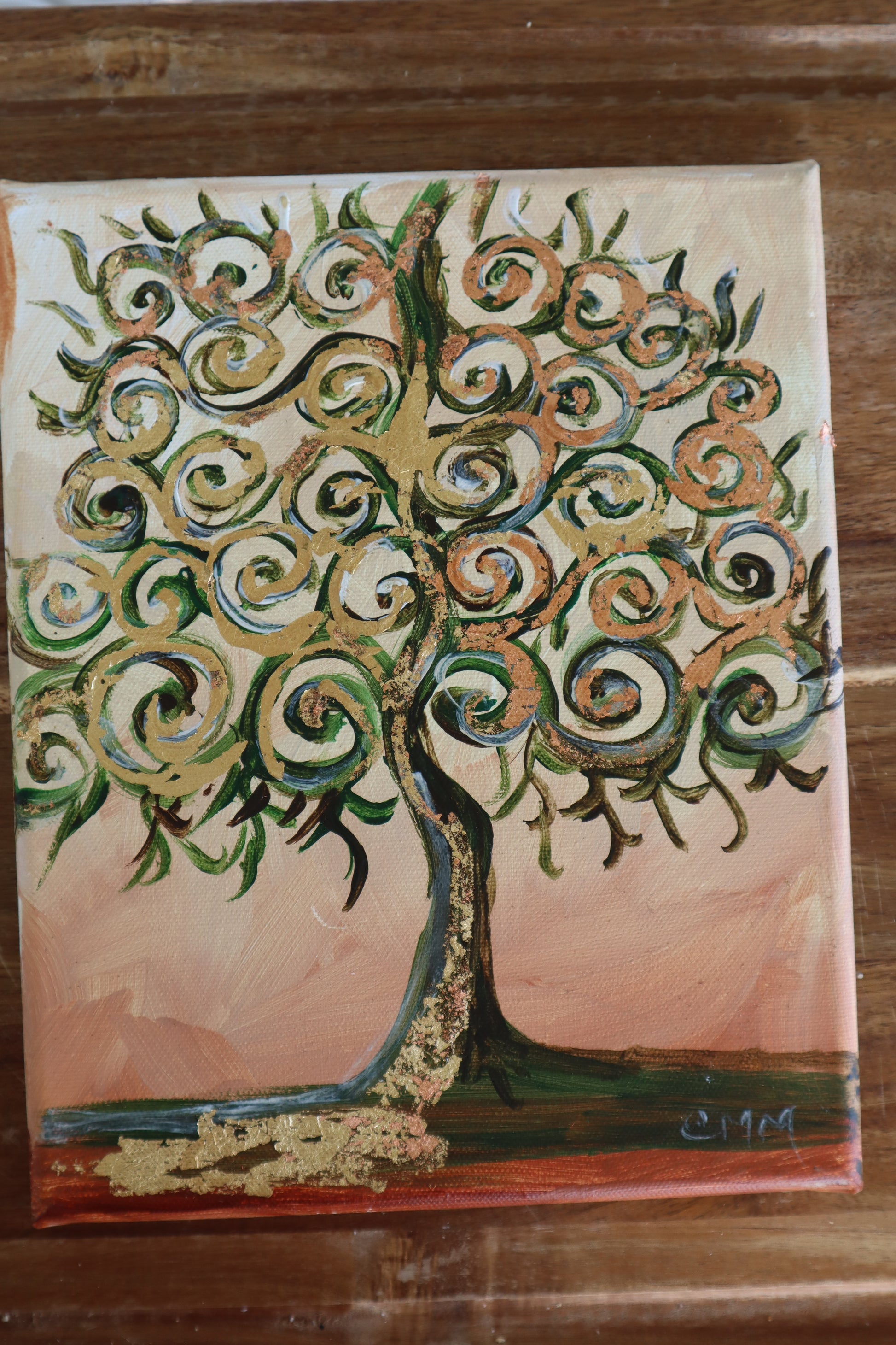Earthen Art Tree Of Life Painting